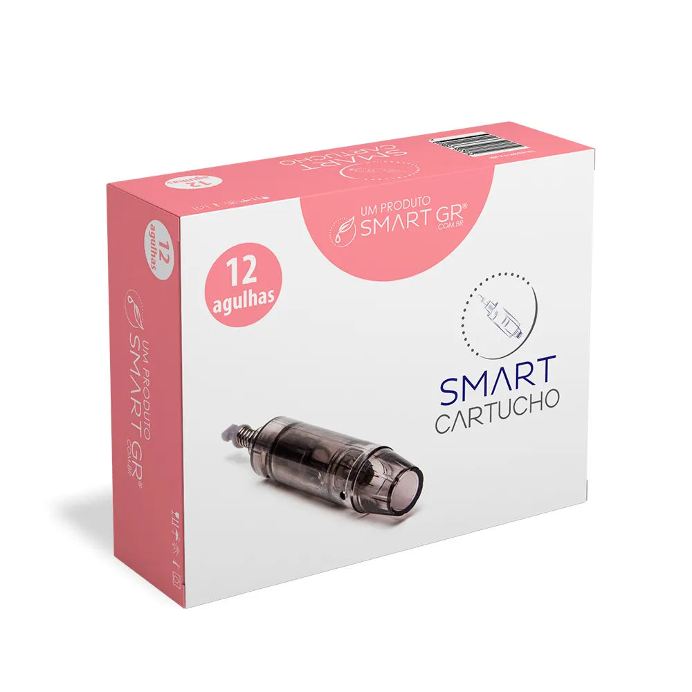 Cartucho Smart Derma Pen Preto Hk - 12 Agulhas (UNID)