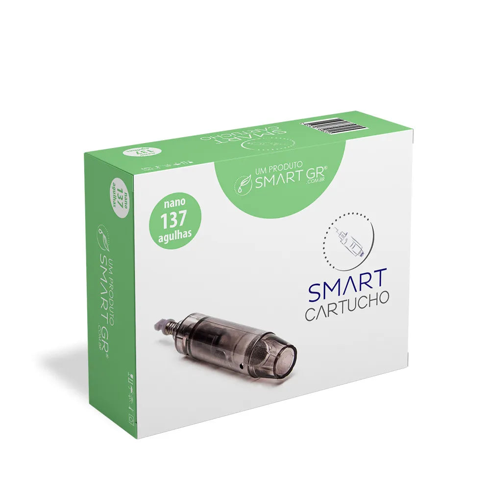 Cartucho Smart Derma Pen Preto Hk - 137 Agulhas (UNID)