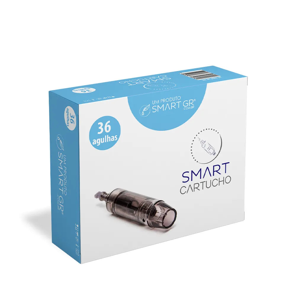 Cartucho Smart Derma Pen Preto Hk - 36 Agulhas (UNID)
