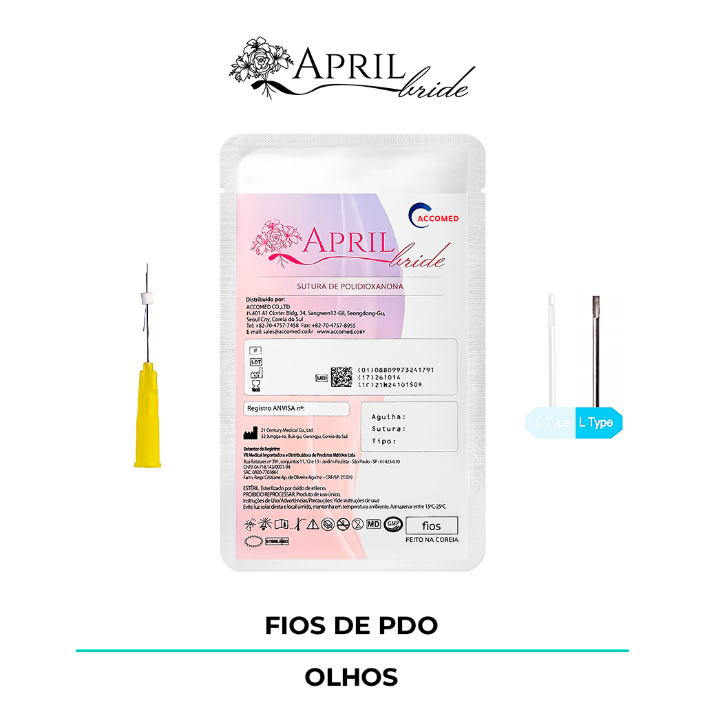 Fios de PDO April Bride | Olhos Lmp - Cmp (PCTE)