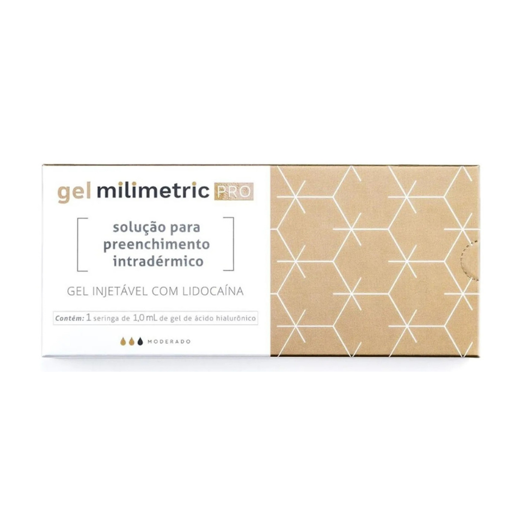 Milimetric Pro Moderado Gel Seringa S/Ag 1ml (UNID)