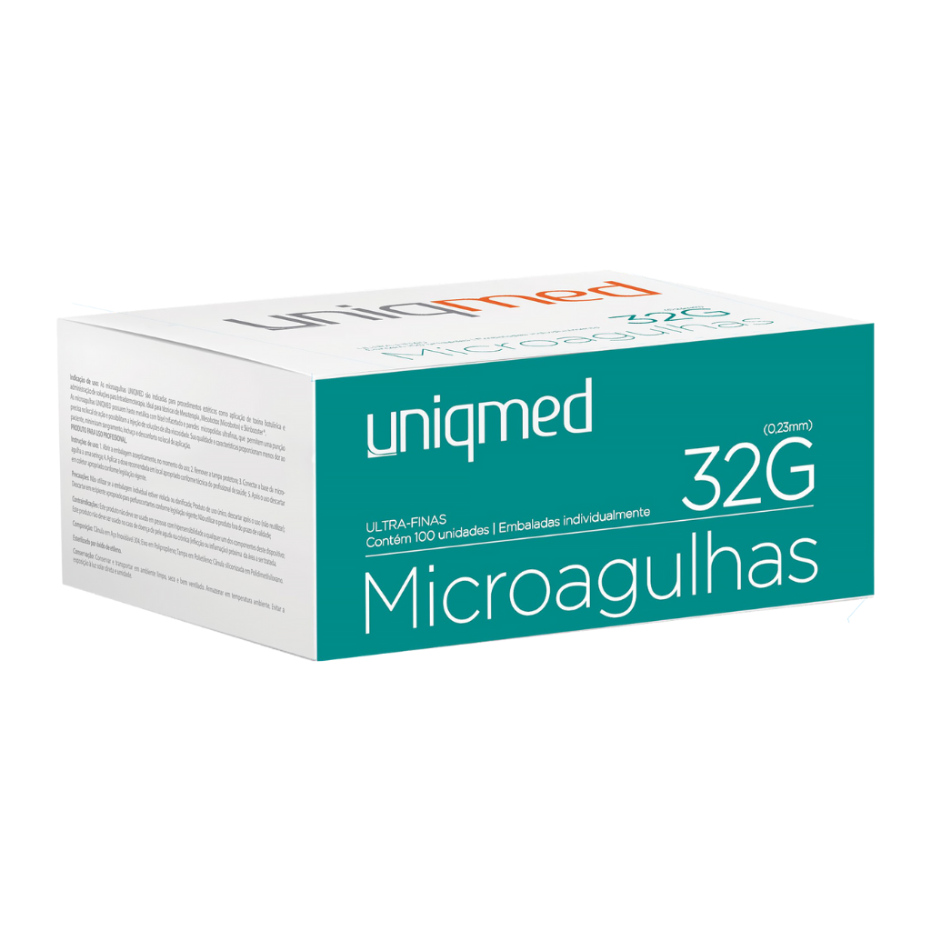 Microagulhas Uniqmed 32G x 4MM (0,23mm) | c/1 (UNID)