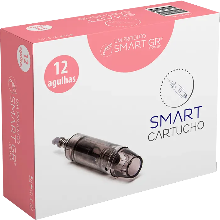 Cartucho Smart Derma Pen Preto Hk - 12 Agulhas (UNID)