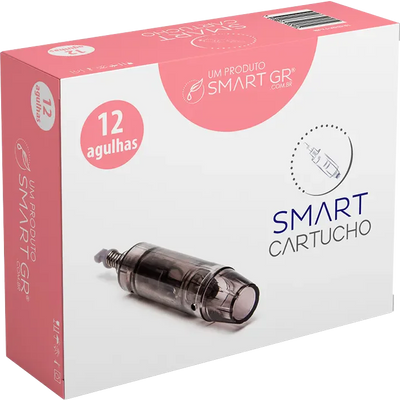 Cartucho Smart Derma Pen Preto Hk - 12 Agulhas (UNID)