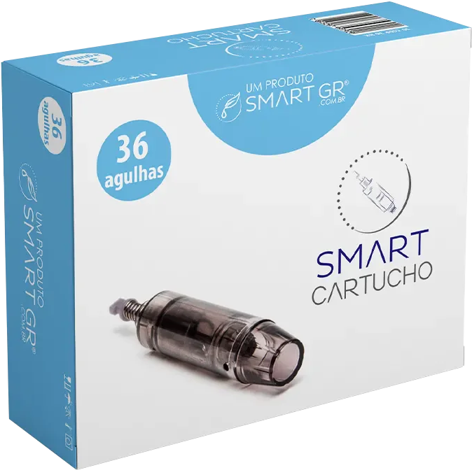 Cartucho Smart Derma Pen Preto Hk - 36 Agulhas (UNID)