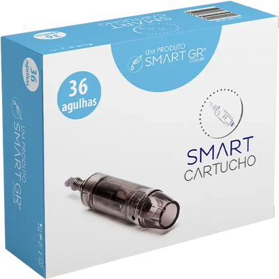 Cartucho Smart Derma Pen Preto Hk - 36 Agulhas (UNID)