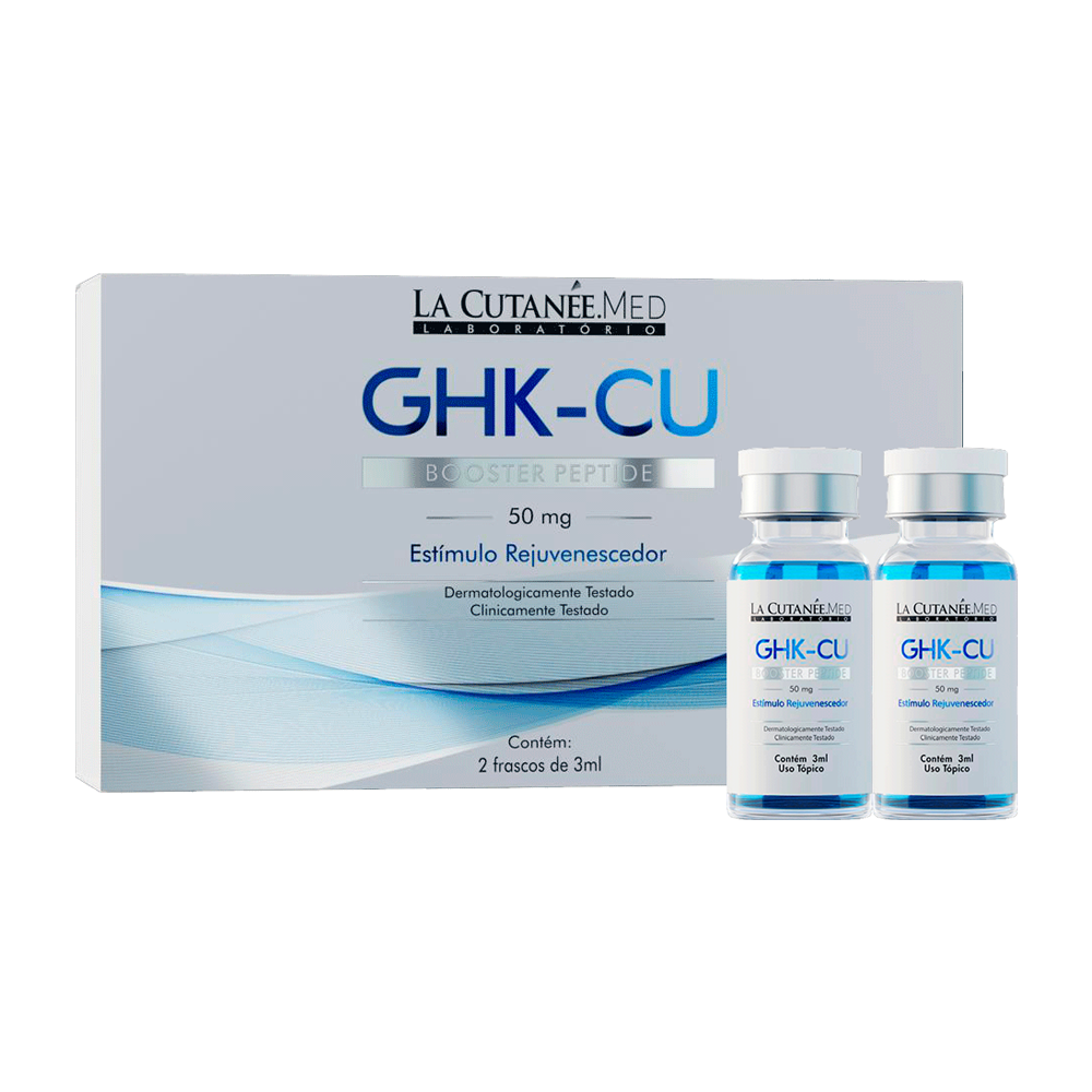 GHK-CU Booster Peptide – Caixa com 2 Frascos de 3ml (UNID)
