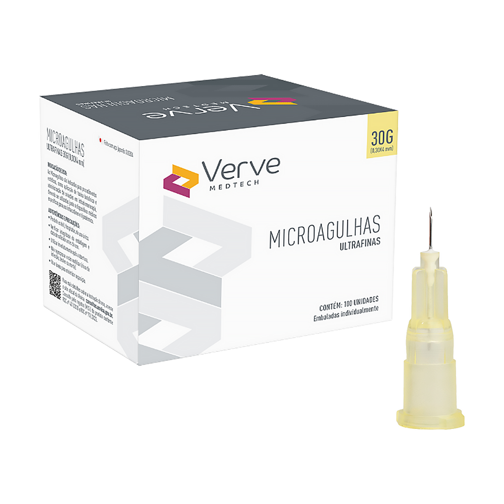 Microagulha Intradermoterapia 30G x 4mm (UN)