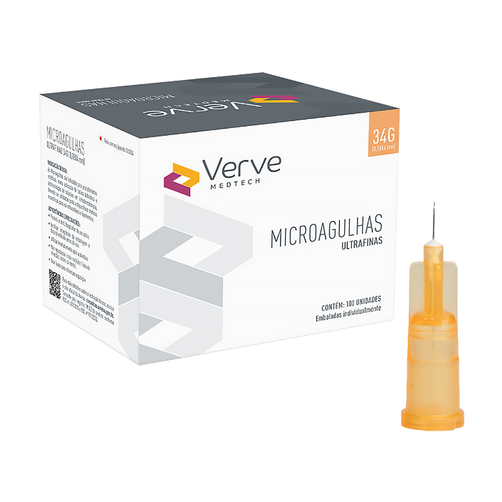 Microagulha Intradermoterapia 34Gx4mm (UN)