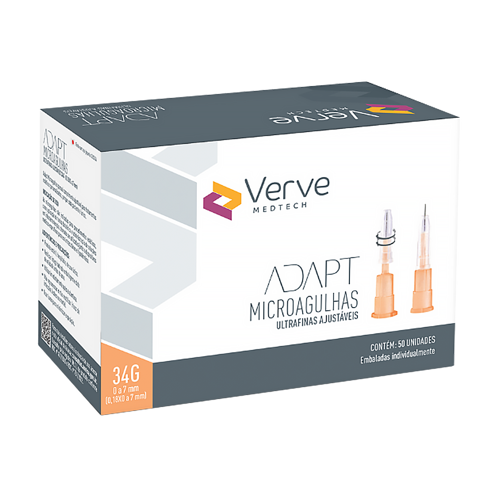 Adapt Microagulha Ajustável 34Gx0–7mm (UN)