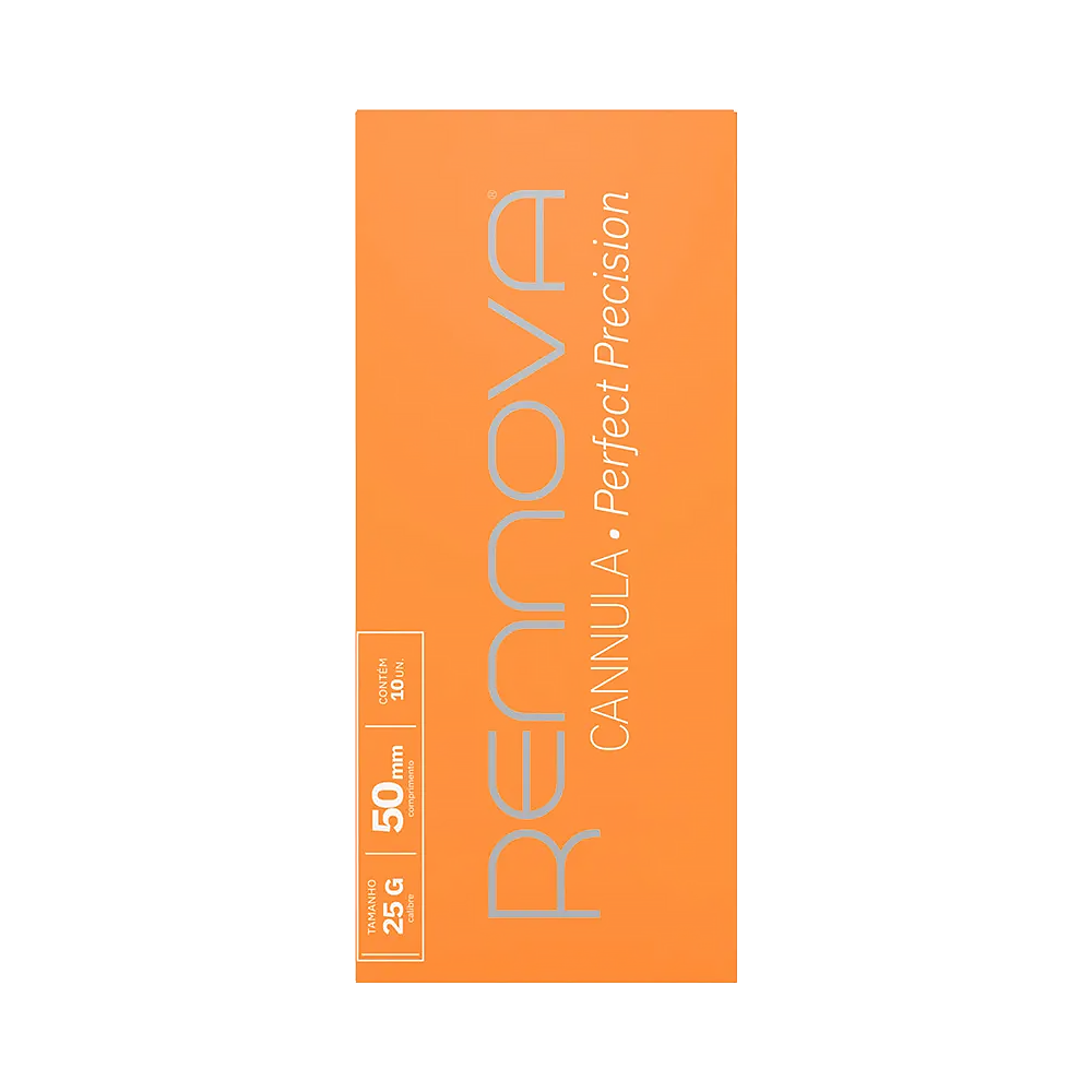 Cânula Rennova Perfect Precision 1 Furo 25G x 50mm C/10 (CX)