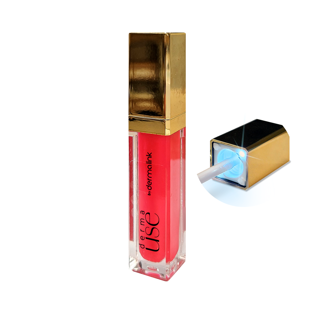 Gloss Lip Glow Derma Use by Dermalink | Rosa, Vermelho ou Gliter (UNID)