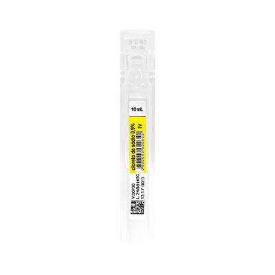 Solução Fisiológica 0,9% C/5 Flaconetes C/10ml cada | Soro (PACK)