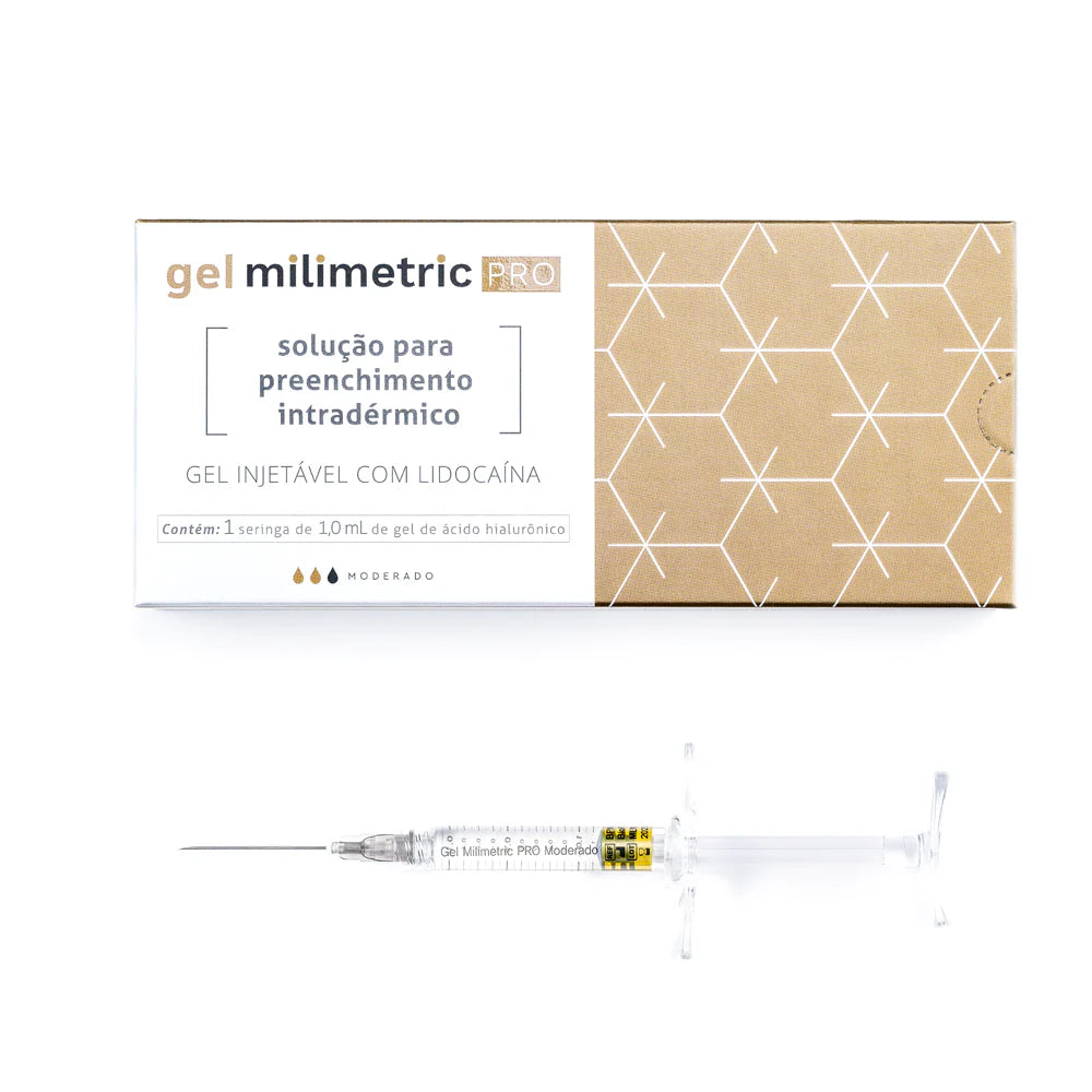 Milimetric Pro Moderado Gel Seringa S/Ag 1ml (UNID)